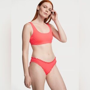 NWT Victoria's Secret Cheeky Ruffle Bikini Bottom Small
Neon